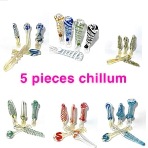 5 pieces Chillum Colors Combination in 18.99 dollars, 3.5” Chillum combo.