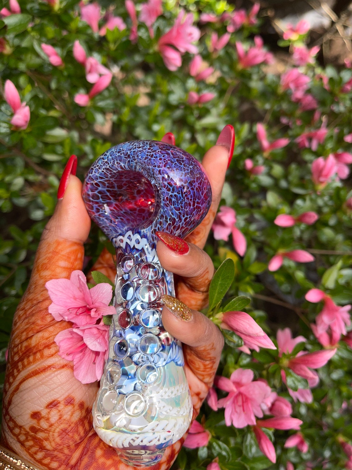 Girly Tobacco pipe beautiful pipe in pink color Etsy