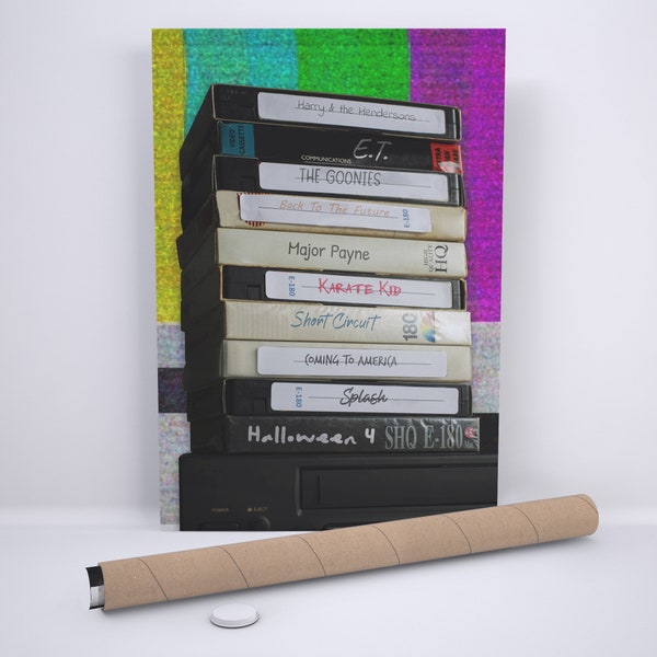 Vintage Movie Tape Poster Etsy