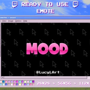 Twitch Emote / Text Emote / Stimmung / Streamer / Ästhetik / Twitch / Rosa