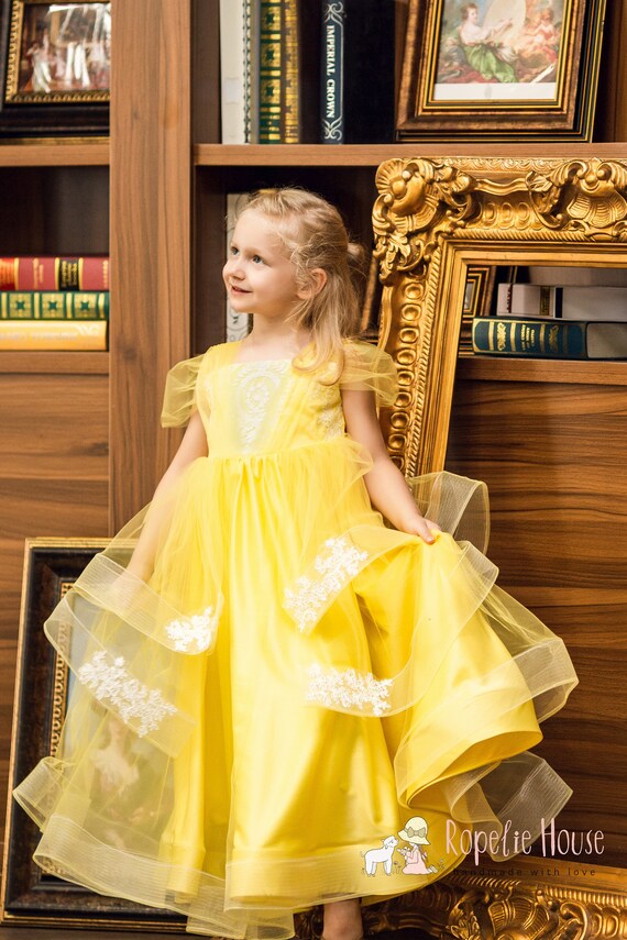 princess belle birthday dress Princess Belle Dress for Birthday Costume or Photo Shoot Belle Dress Outfit Birthday Dress Belle Costume Princess Dress for Birthday Party