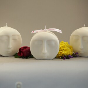 Moon Bebe / Moon Candle / Moon Face Candle/luna Moon Candle - Etsy