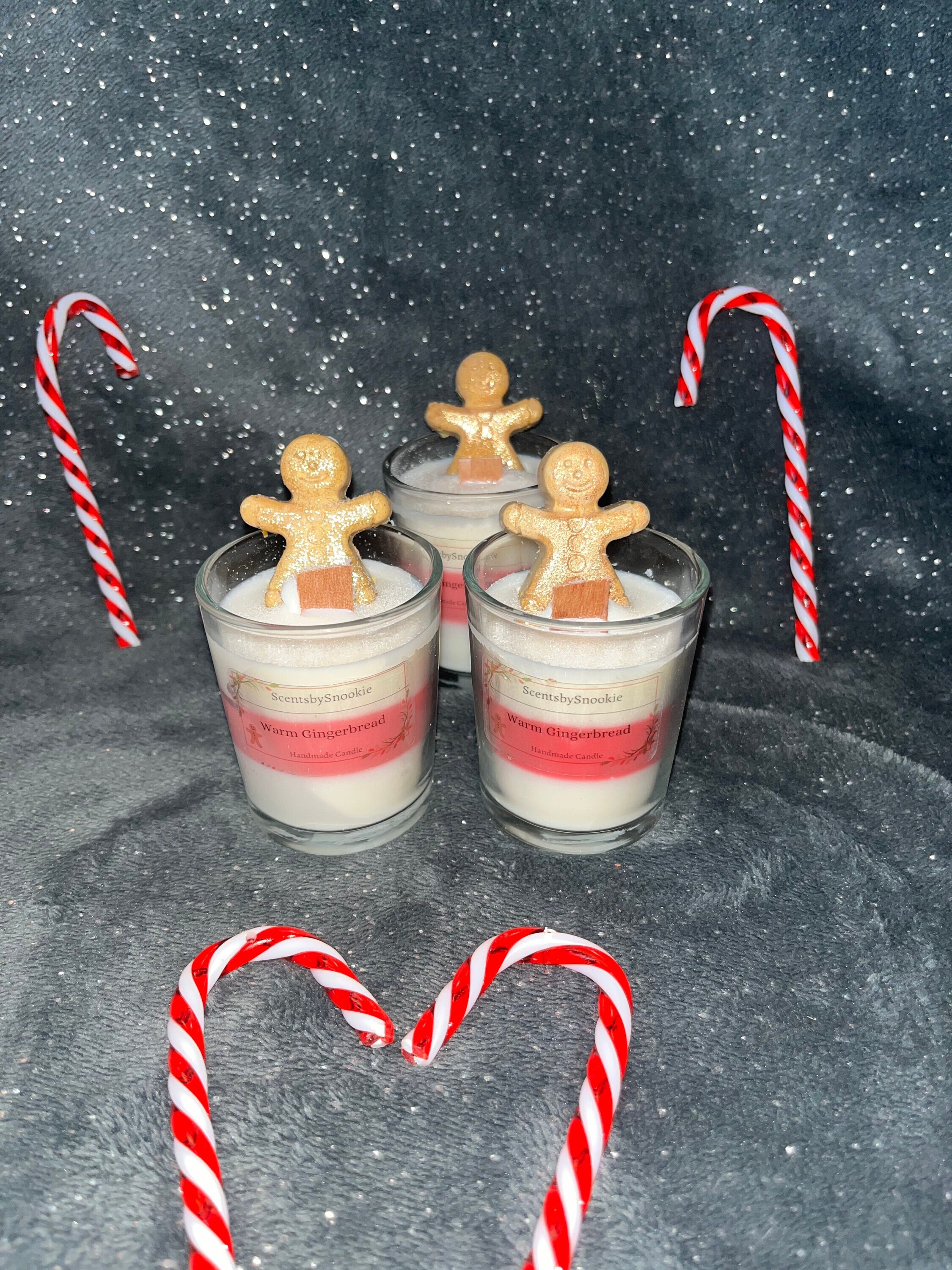 Gingerbread Man Woodwick Votive Candle