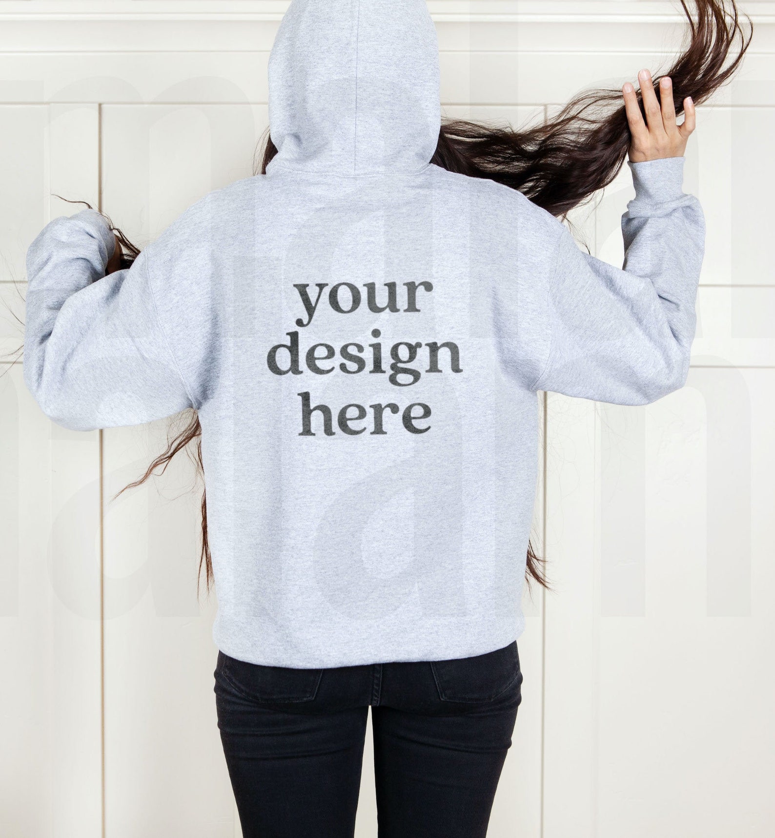 back print hoodie women's