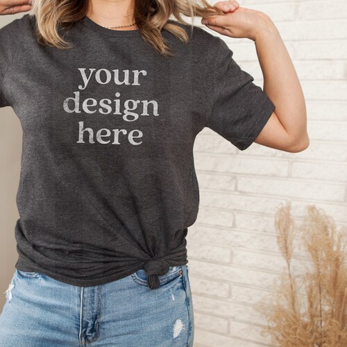 Bella Canvas 3001 Mockup Bella Canvas Heather Olive T Shirt - Etsy