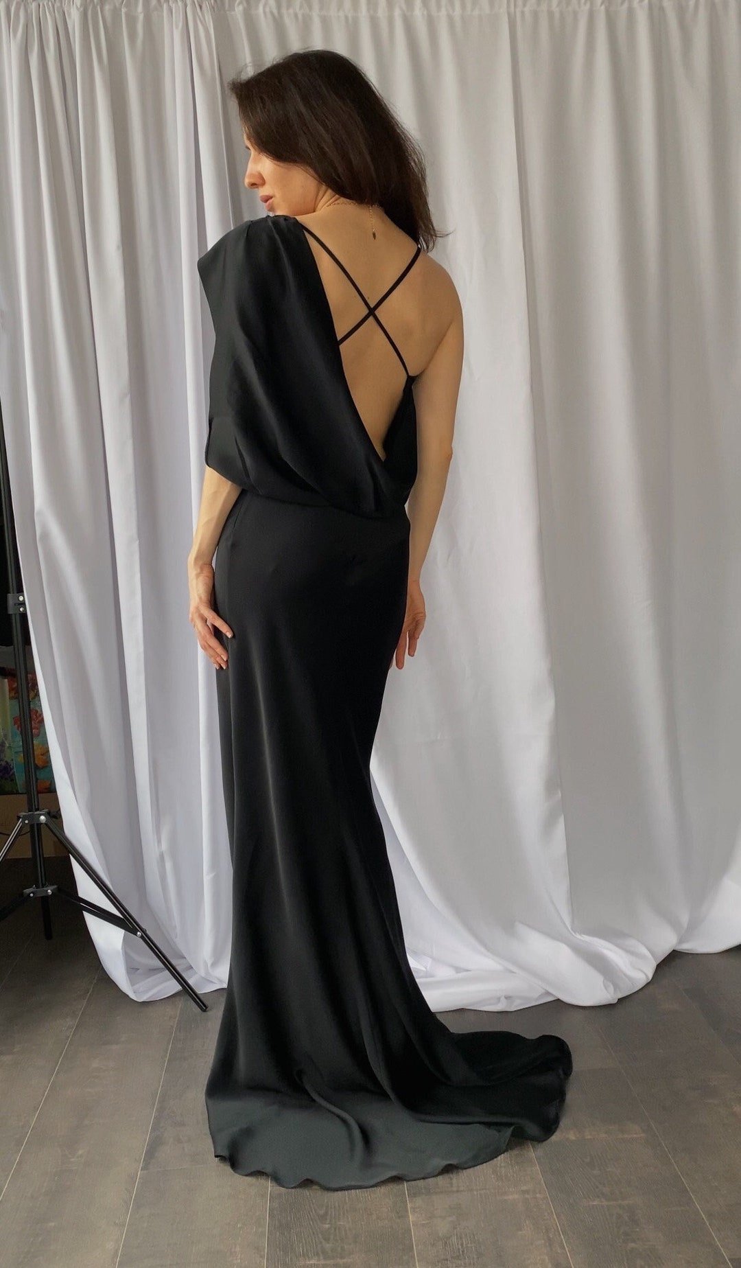 Buy Early 2000s Vintage JOHN GALLIANO Bias Cut Trained Maxi