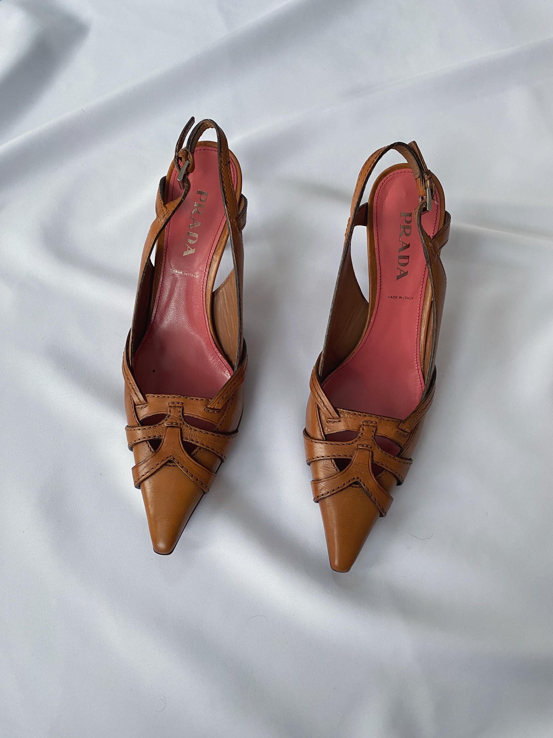 Prada slingback heel Italia