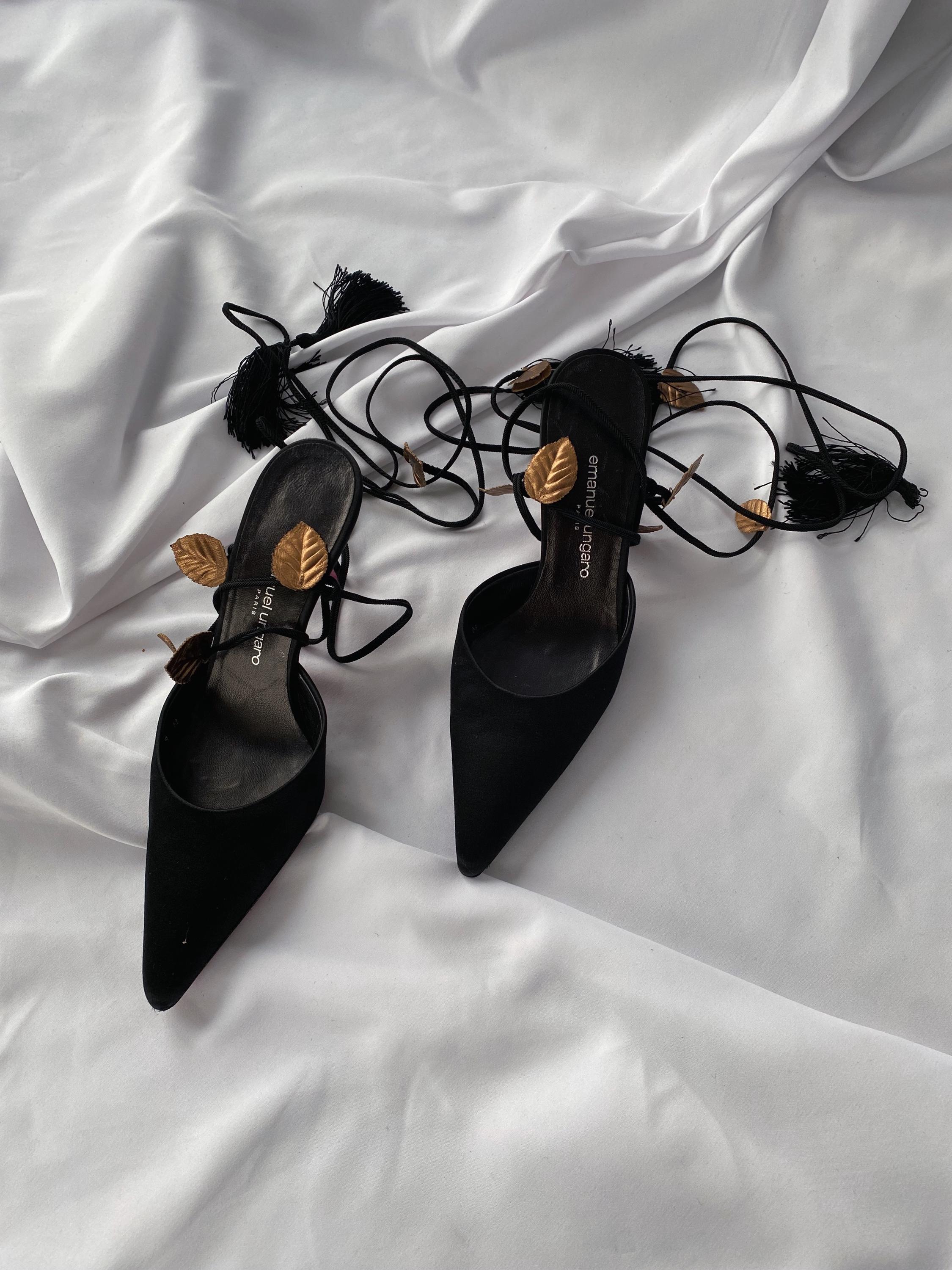Manolo Blahnik Kitten Heel 38 - Etsy