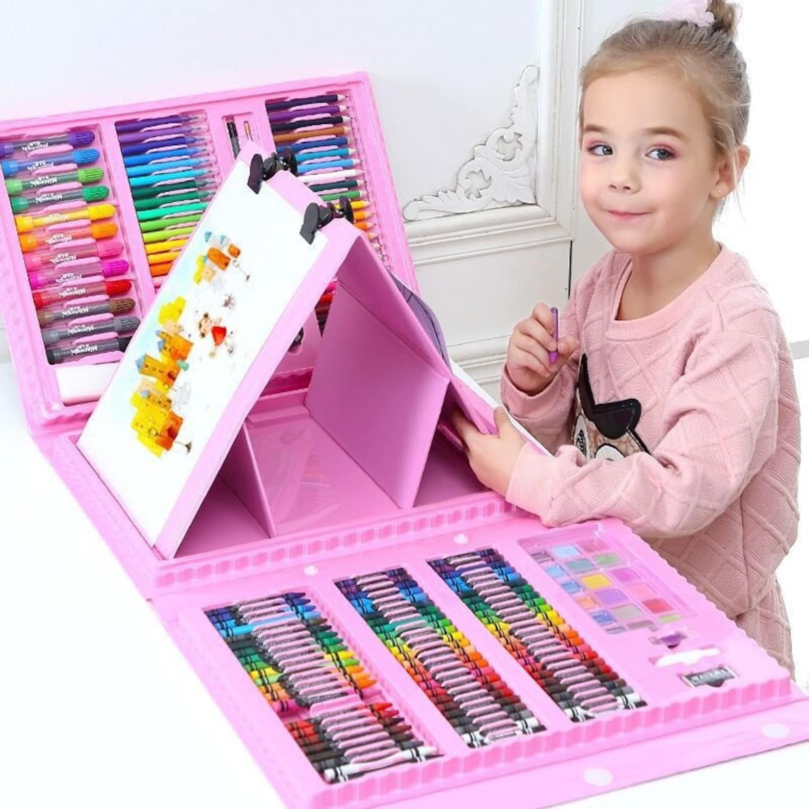 150 Piece Drawing Colouring and Painting Set For Children Etsy