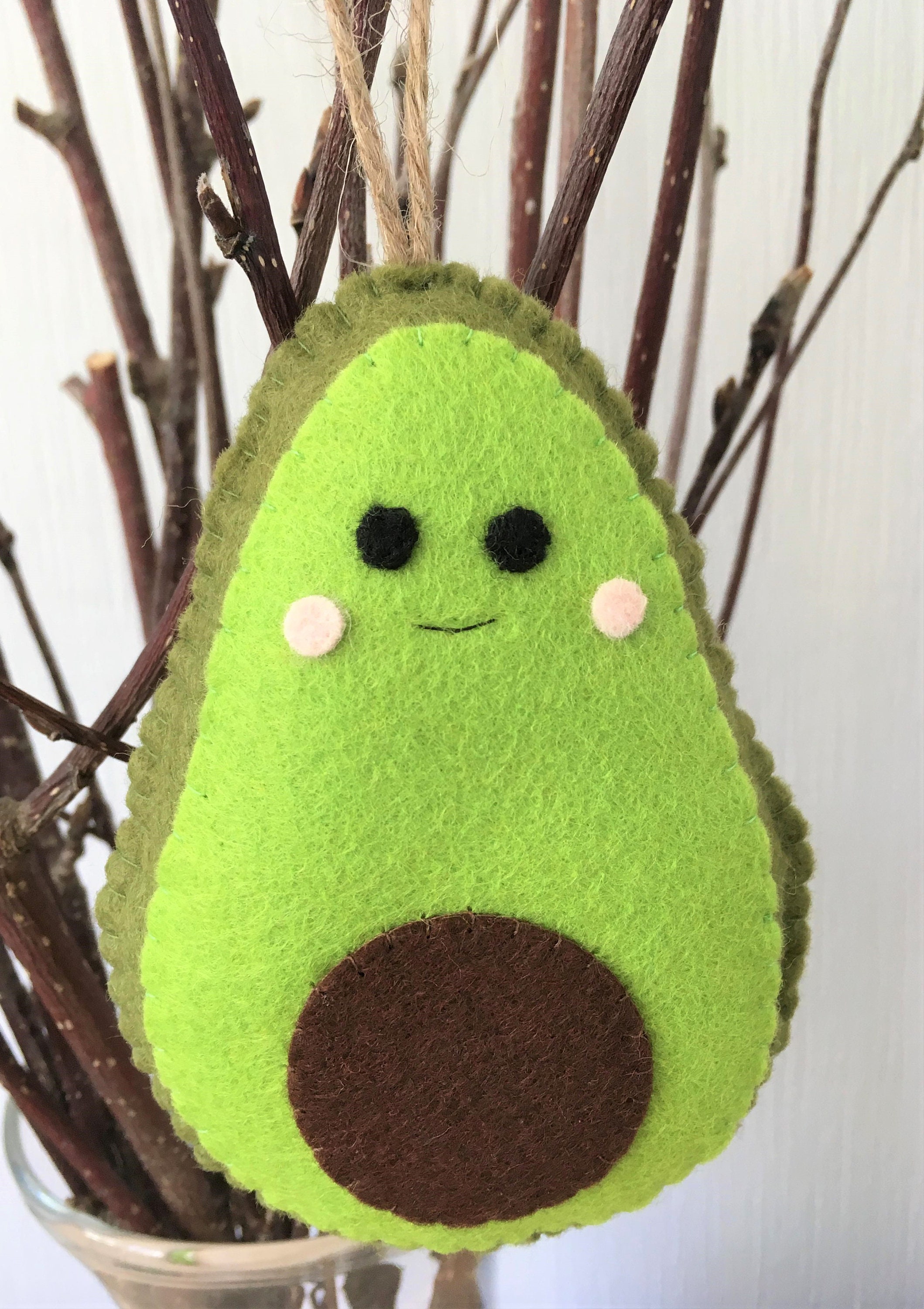 Felt Avocado Handmade Avocado Avocado Decoration Etsy