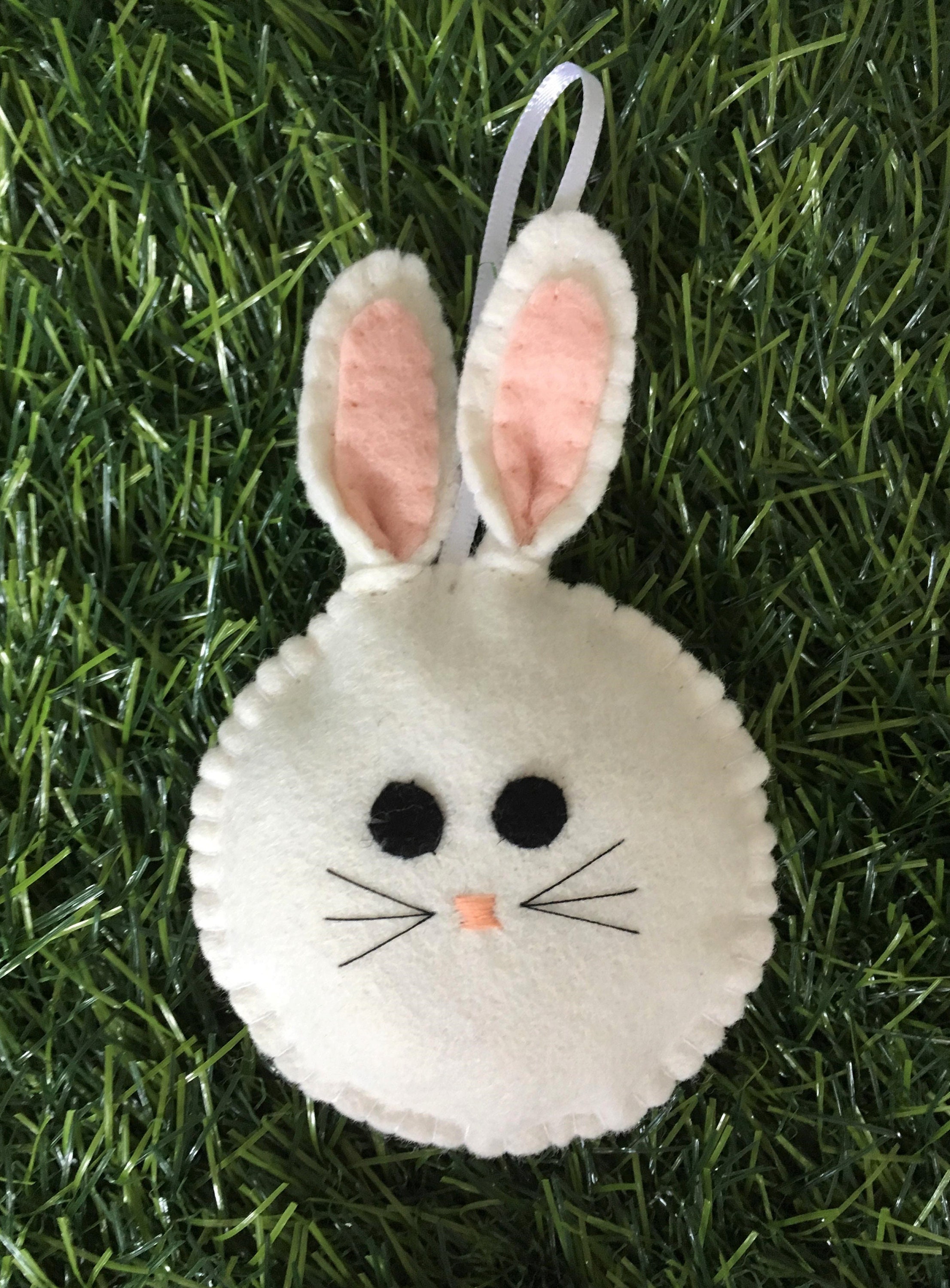 Felt Bunny Handmade Bunnies Felt Bunnies Rabbits Felt Etsy