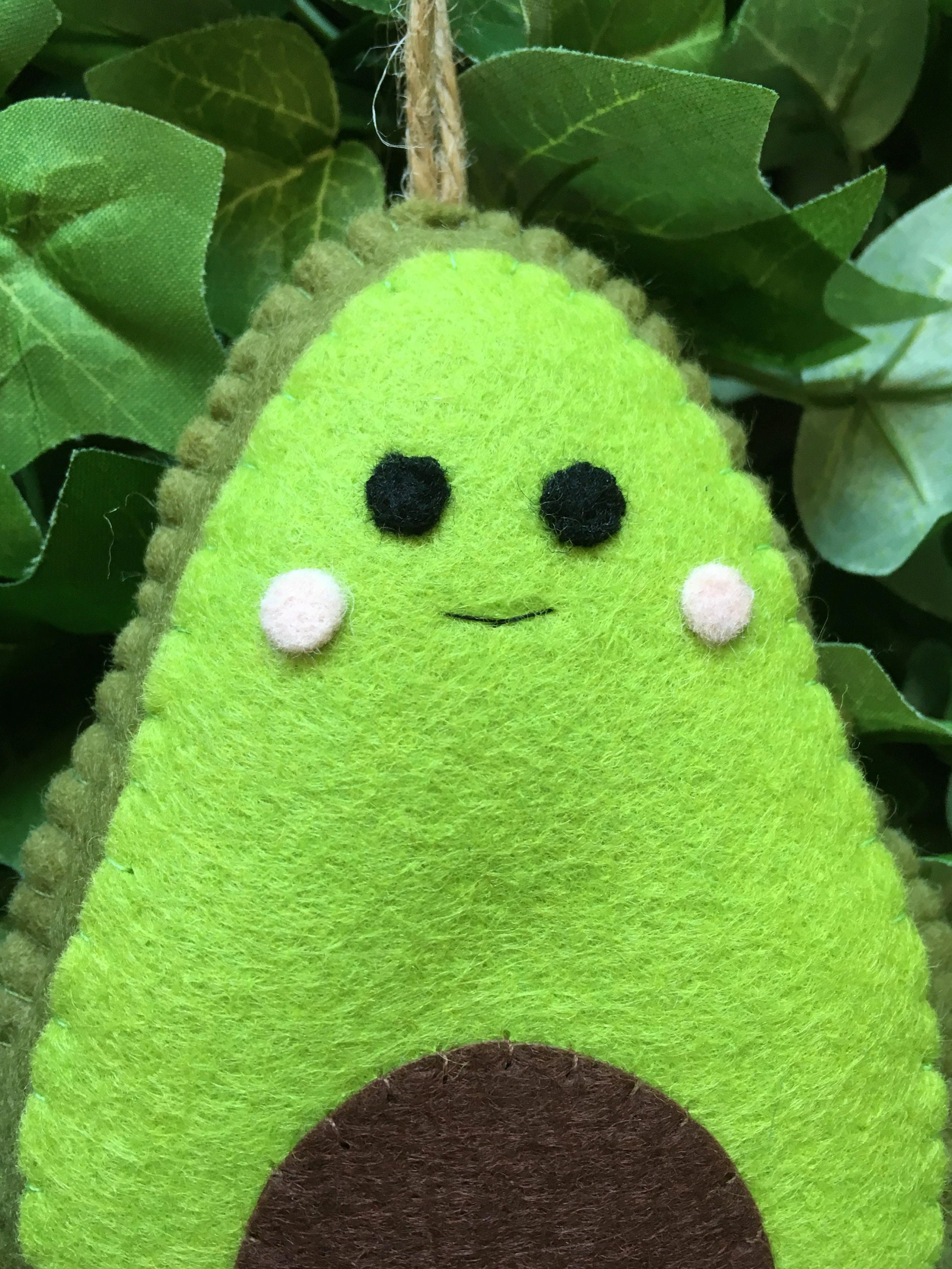 Felt Avocado Handmade Avocado Avocado Decoration Etsy