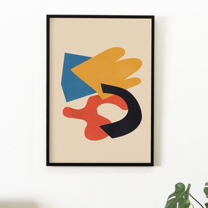 Abstract Printable Wall Art Contemporary Art Modern Aesthetic Print Geometric Wall Art Minimalist Poster Instant Download