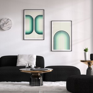 Mid Century Modern Print, Retro Downloadable Art Print, Modern Wall Art, Boho Wall Art, Modern Art Print, Eclectic Home Decor, Boho Art