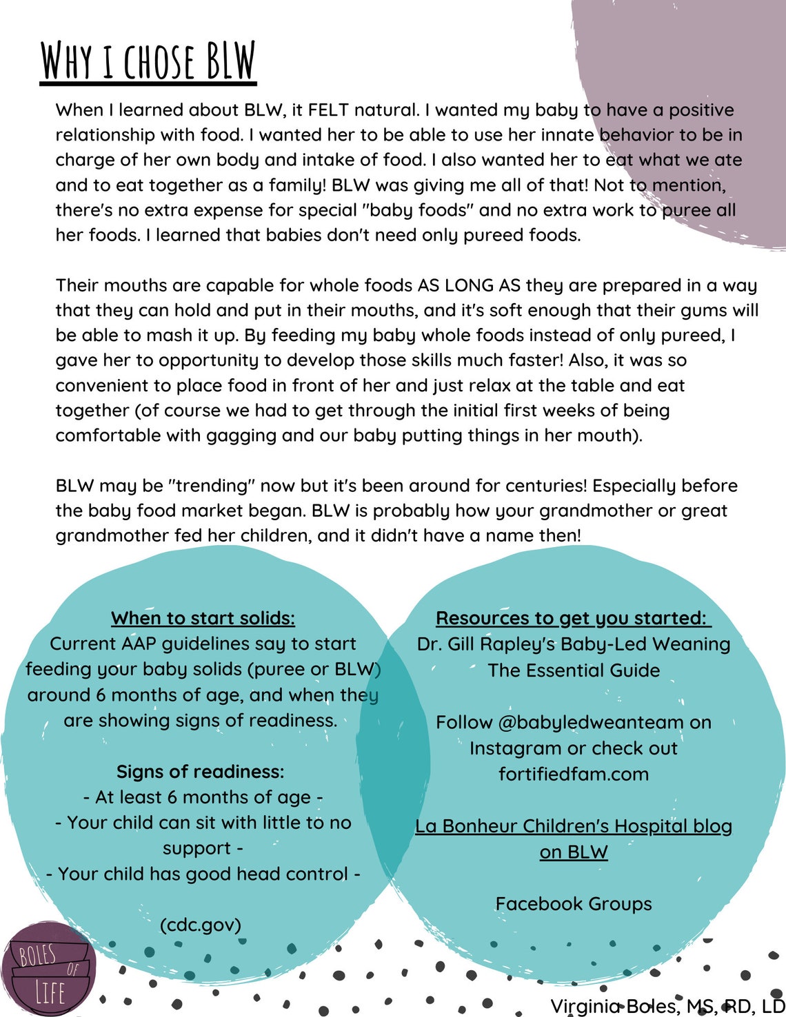 How to Start Baby Led Weaning - Etsy