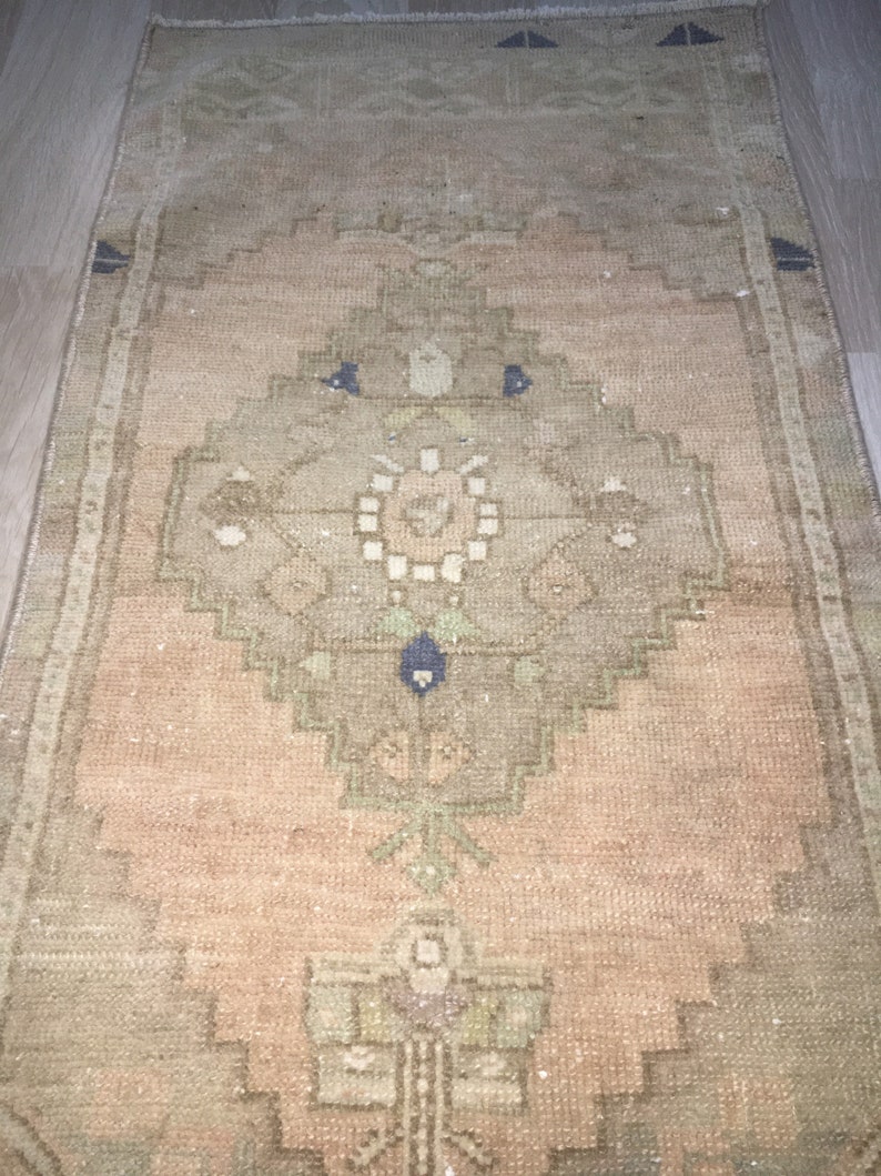 door mat turkish rug 3,1 x 1,6 ft turkish rug v\u0131ntage rug