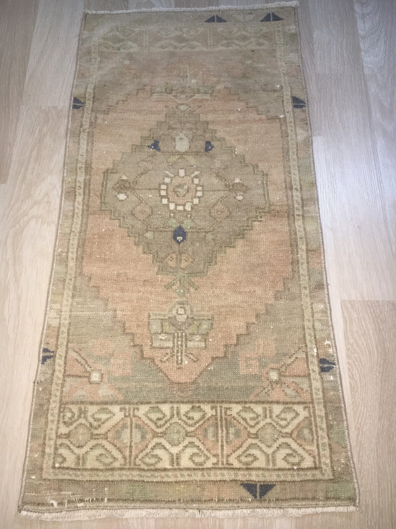 door mat turkish rug 3,1 x 1,6 ft turkish rug v\u0131ntage rug