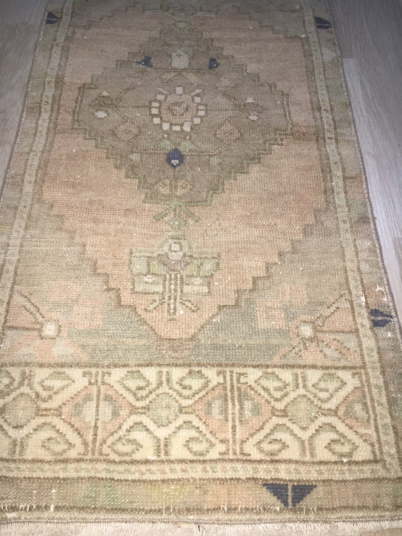 door mat turkish rug 3,1 x 1,6 ft turkish rug v\u0131ntage rug