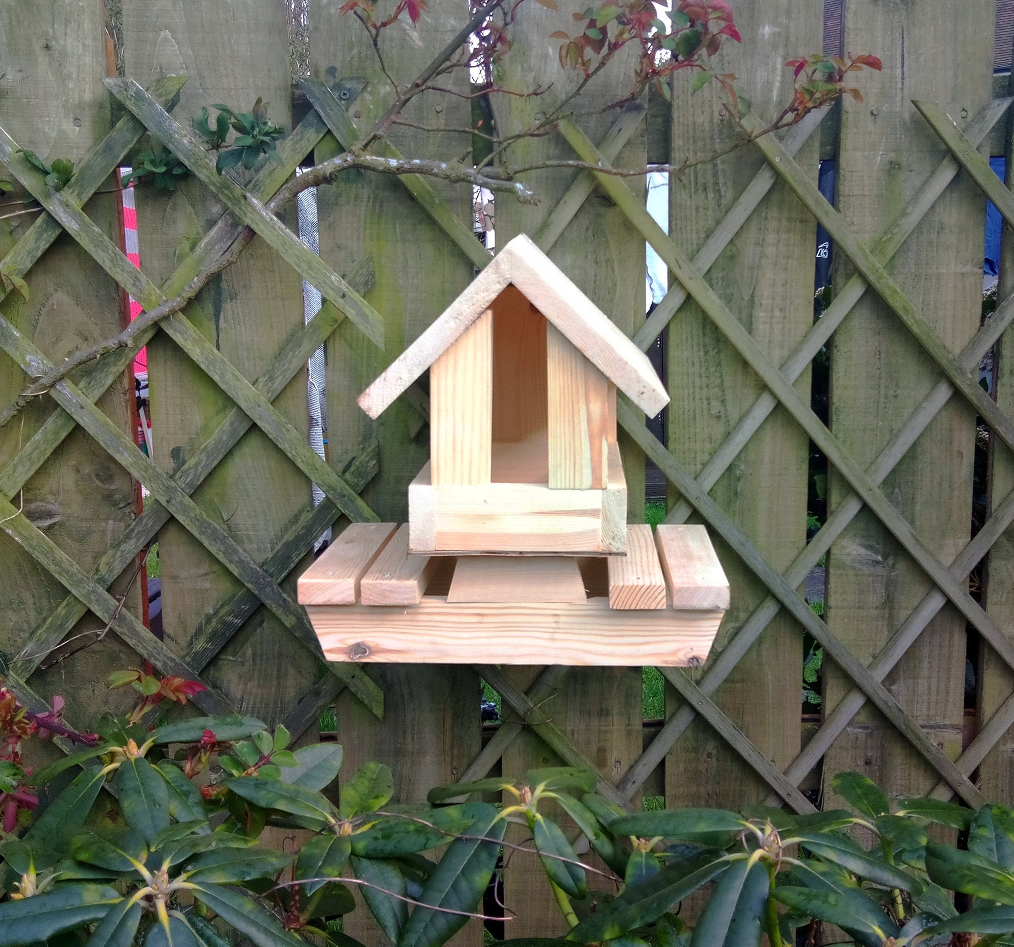 Wooden Bird / Squirrel feeder tables for wild birds and Etsy