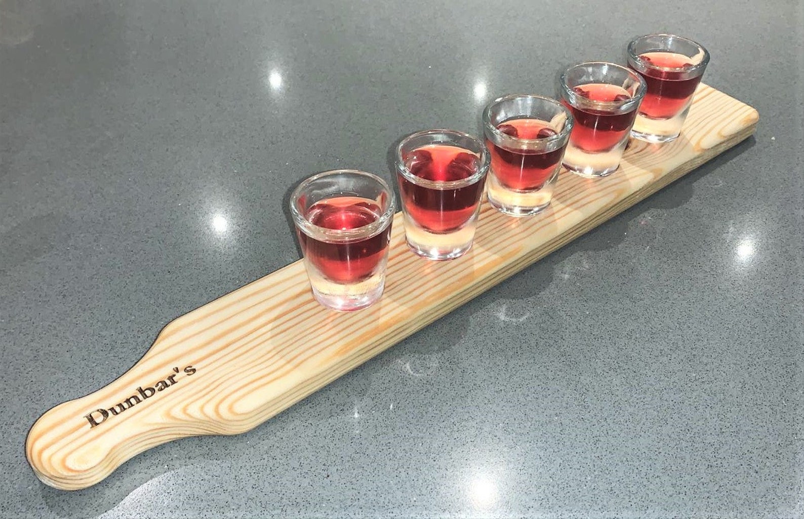 Shot paddle personalised taster paddle tasting flight bar Etsy