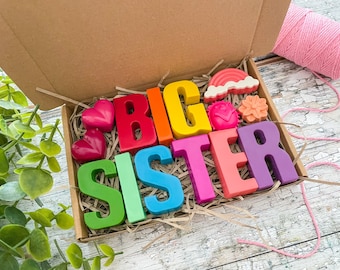 Big Sister Gift | Big Sister Crayons | Sibling Gift | Sister Gifts | Big Sister Announcement