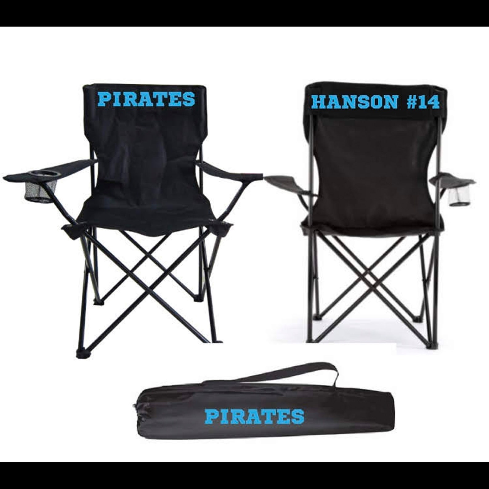 Softball Personalized Camping Chair Coach Game Chair Etsy