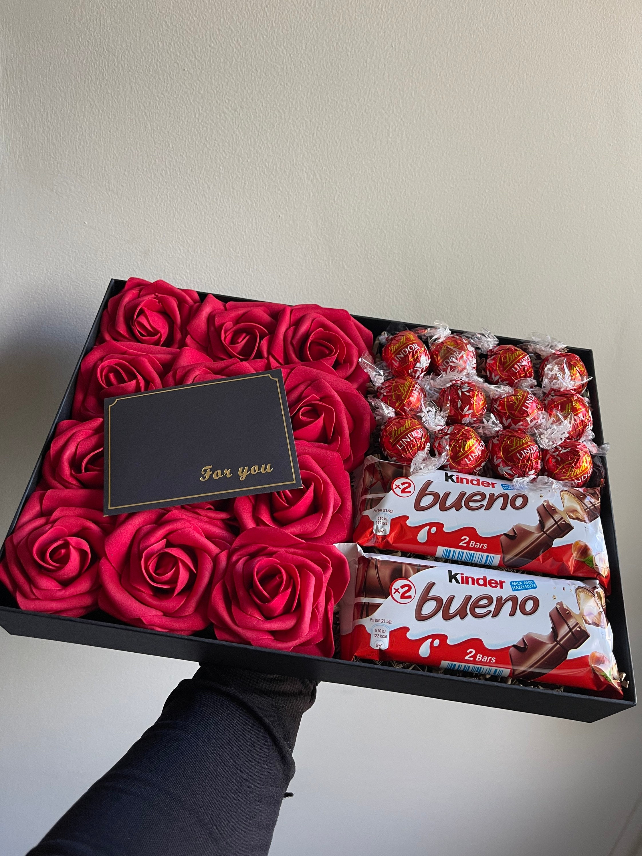 I Love You Rose and Chocolate Ferrero Gift Box Luxury Gift 