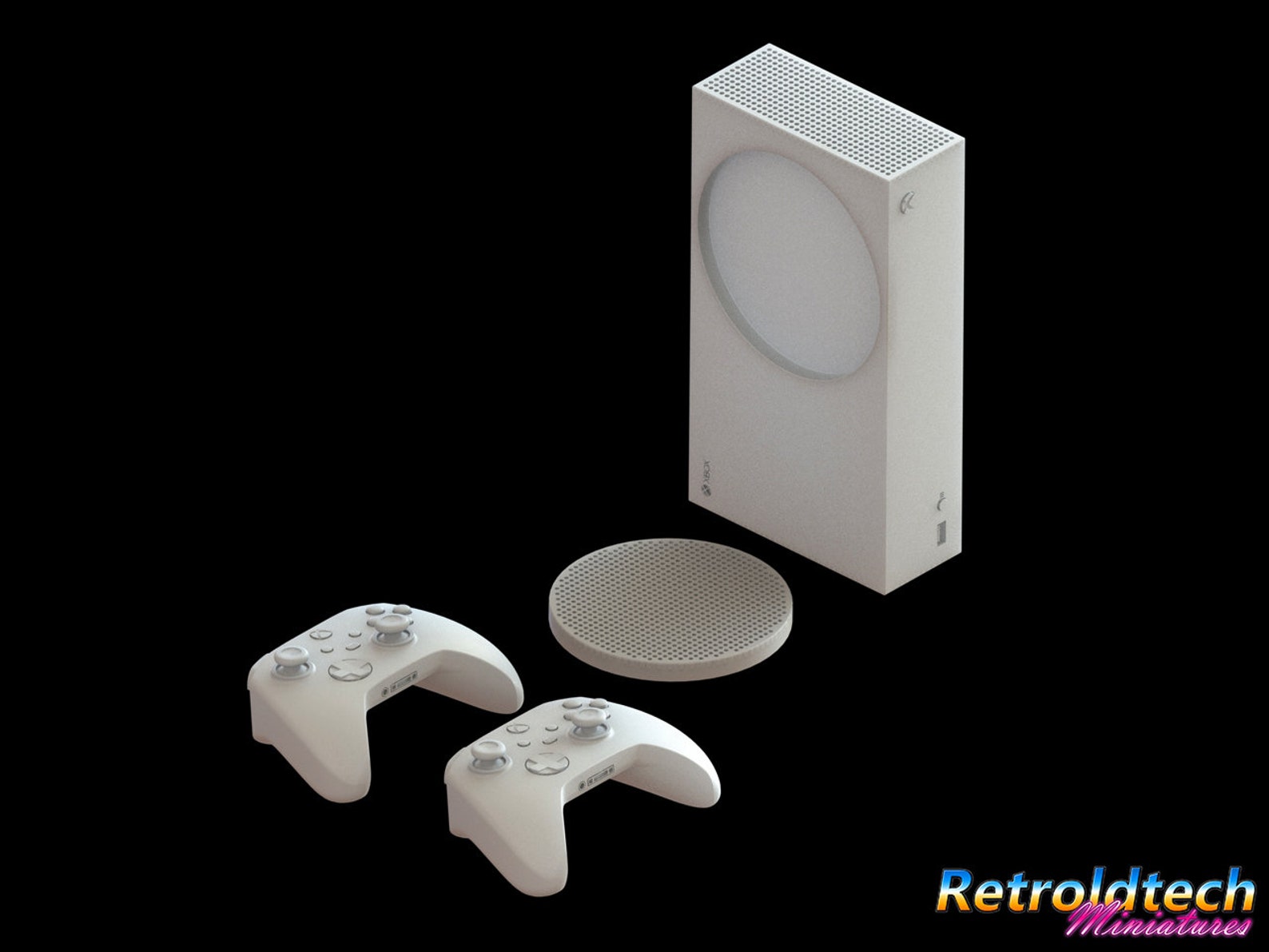 Miniature Microsoft XBOX Series S 3D Printed Unfinished Etsy