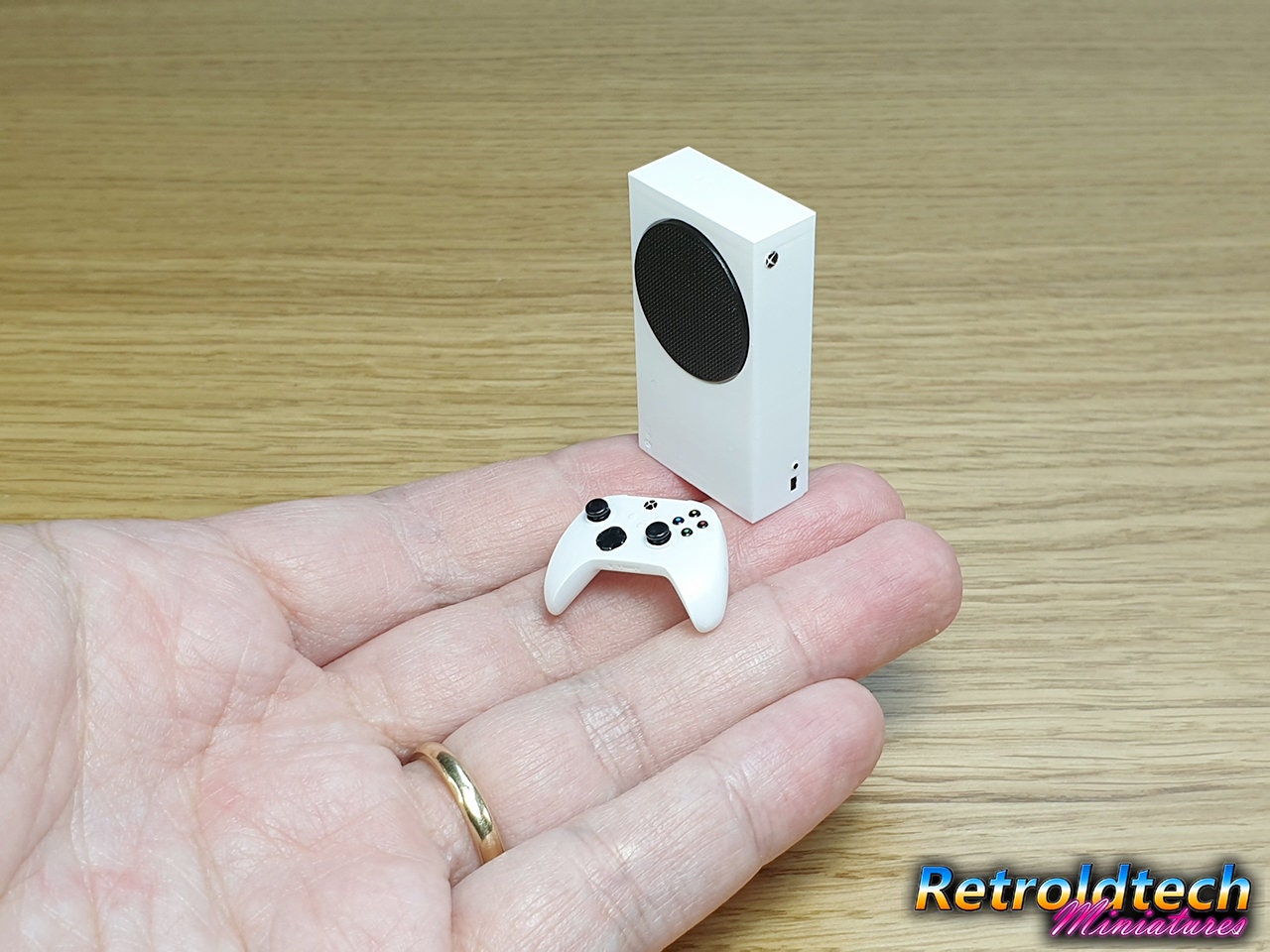 Miniature Microsoft XBOX Series S 3D Printed Unfinished Etsy