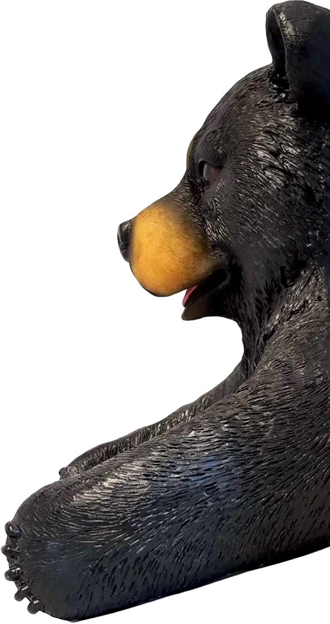 Black Bear Toilet Paper Holder Cabin Rustic Bathroom Home Etsy