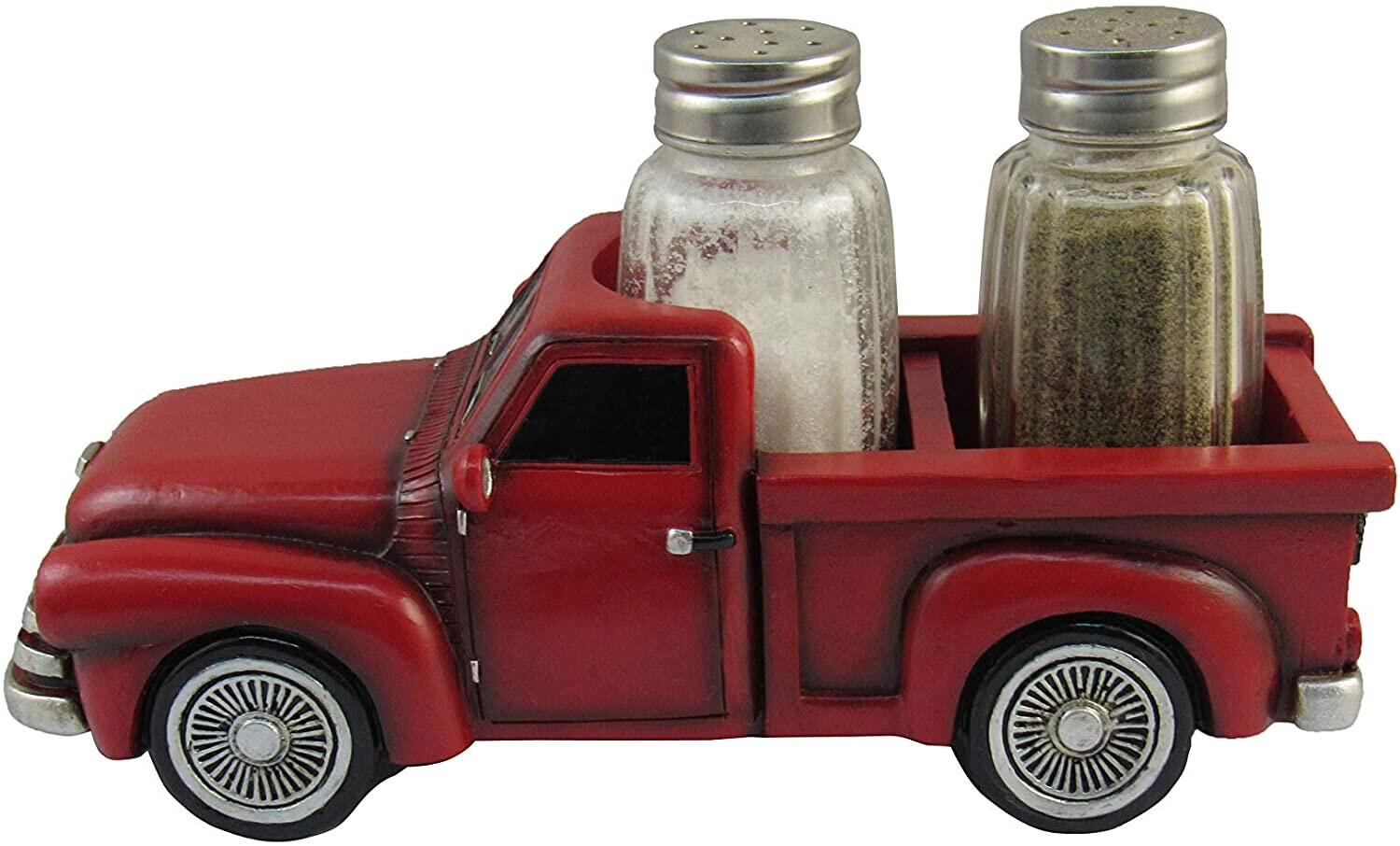 Truckload Seasons Classic Red Truck Salt & Pepper Shaker Set Etsy