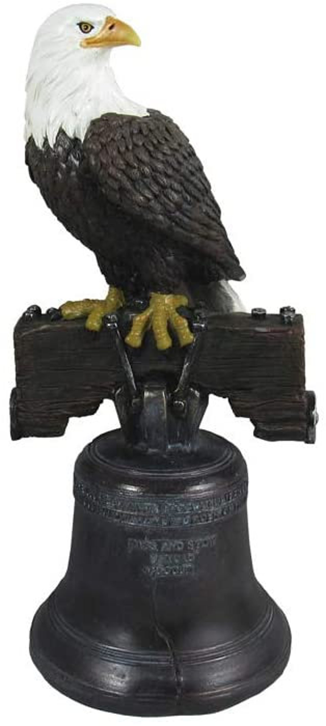 Independence American Bald Eagle on Liberty Bell Statue Etsy