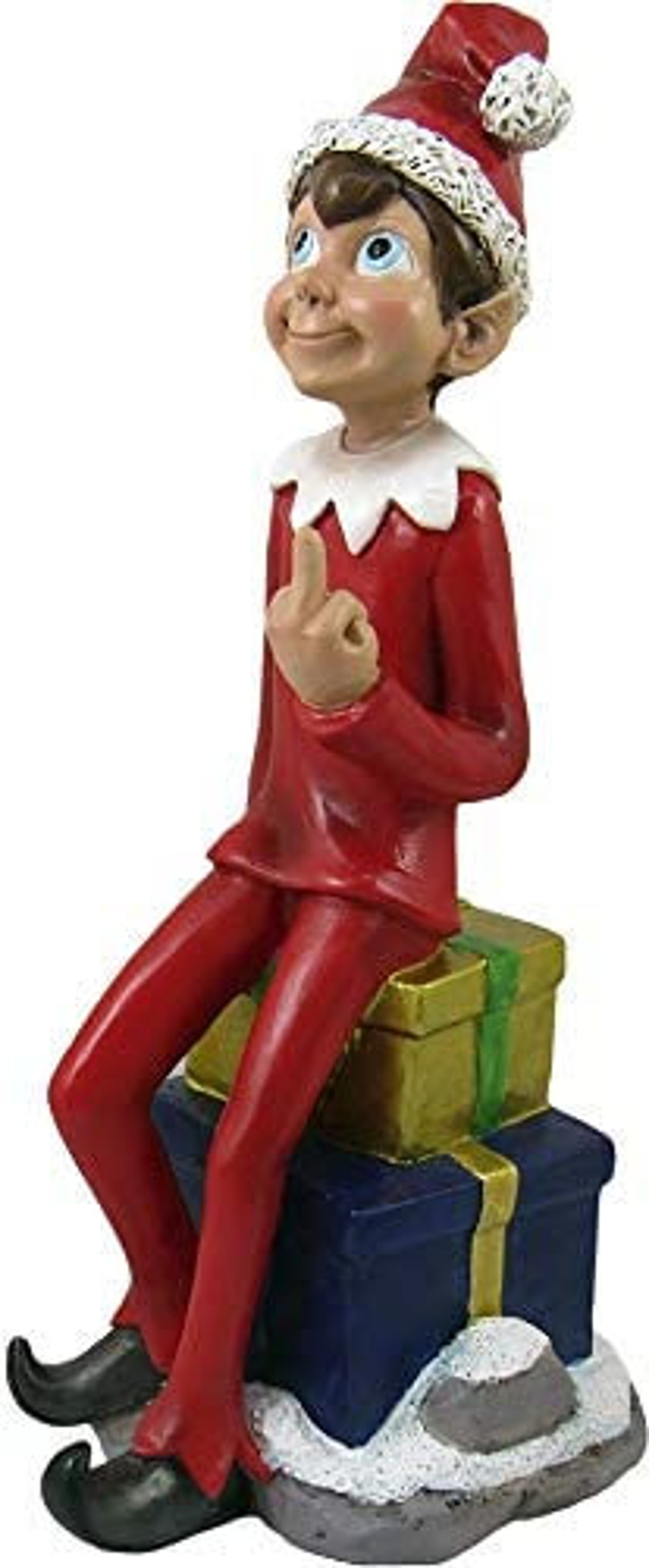 Naughty or Nice Elf on A Shelf Figurine Collectible Xmas Etsy