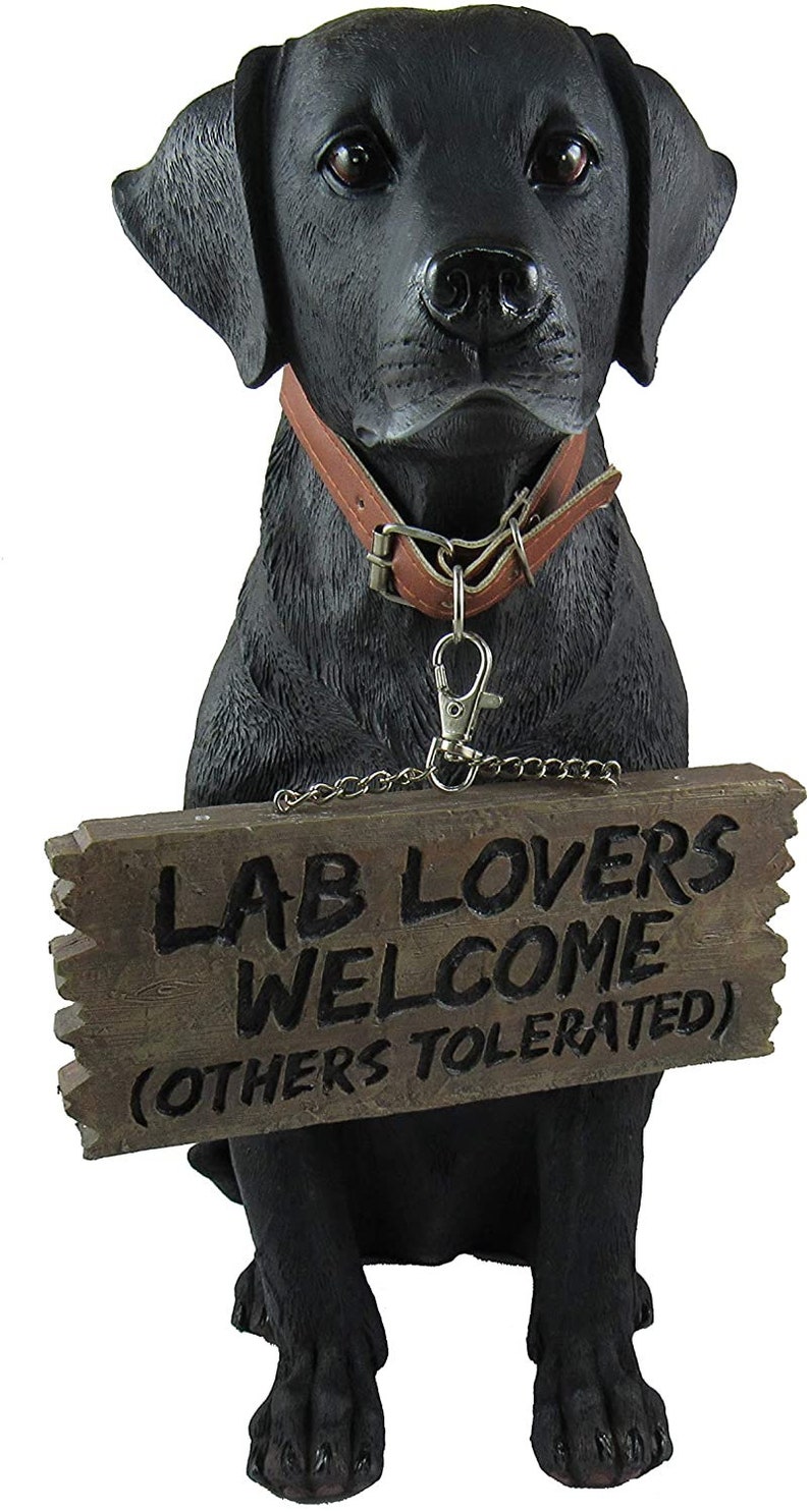 Bela the Black Labrador Retriever Dog Statue 13 Porch Etsy