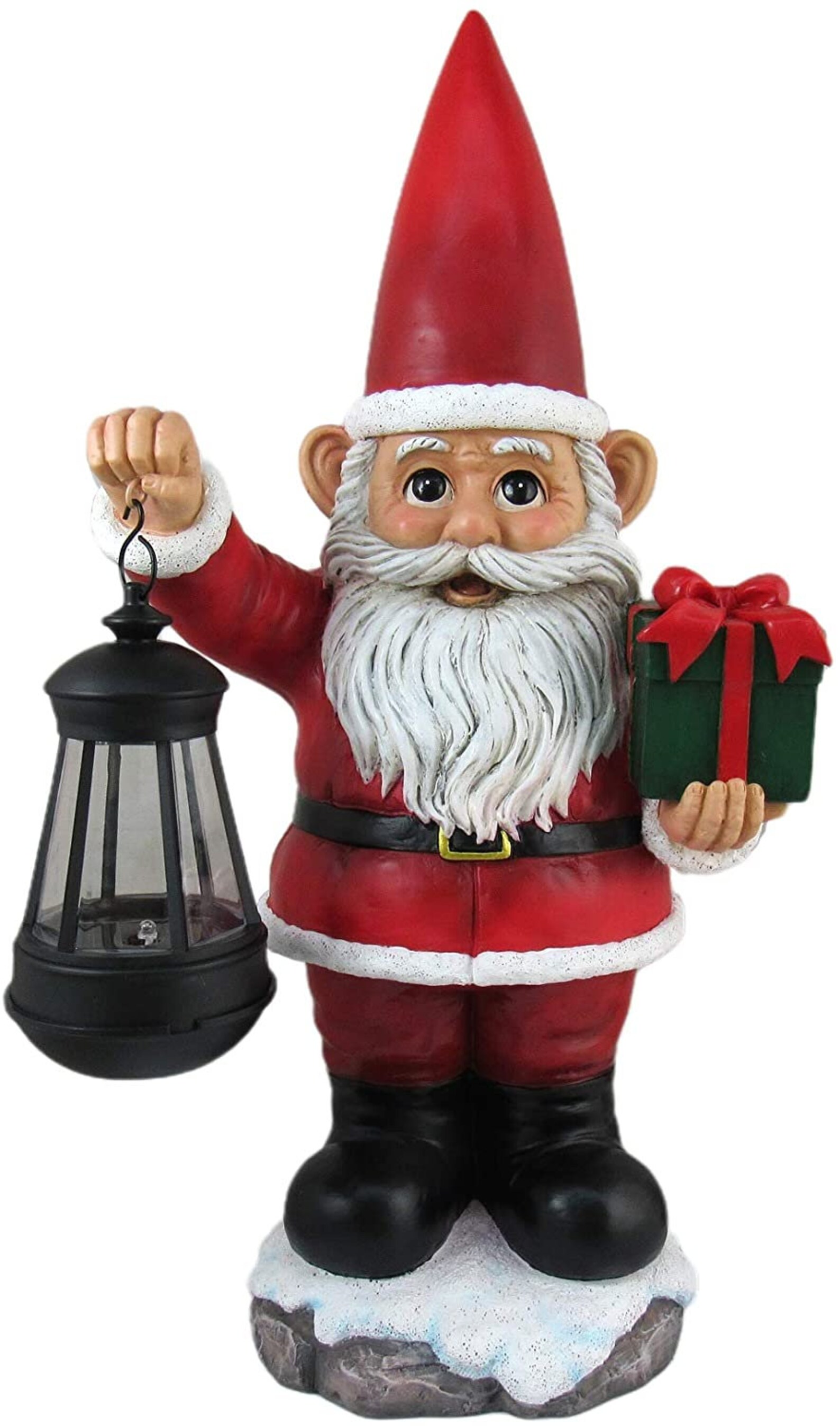 Santa Claus Garden Gnome Statue 18 Christmas House | Etsy