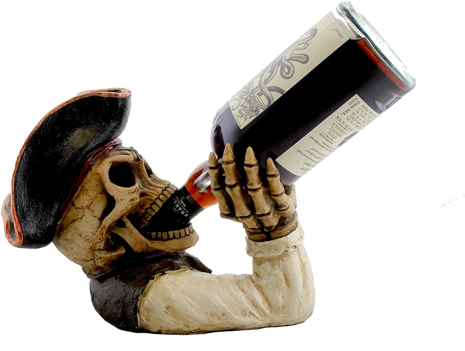 Skull Pirate Bottle Holder 12 Booty of the Vine Bar Etsy