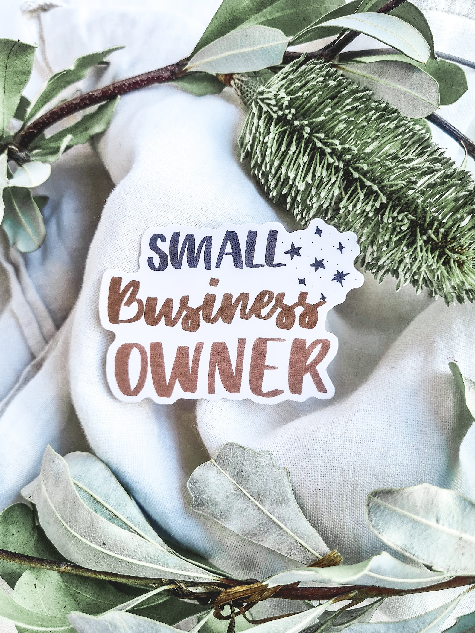 Small Business Owner Sticker Vinyl Sticker Australia trust Etsy