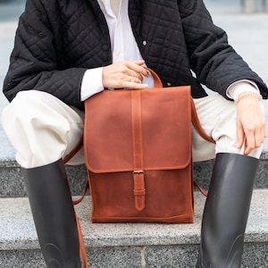 Mini mochila mujer, Mochila bolso mujer, Mini mochila de cuero, Mochila de cuero para mujer, Mochila de cuero genuino, Mochila pequeña mujer