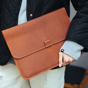 Custodia in pelle vintage per Surface Pro 6 - Cover retrò per laptop - Protezione per tablet