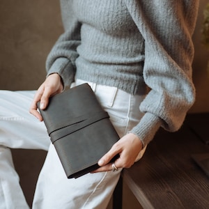 Personalized Leather Field Notes Cover | Handmade Journal Notebook Cover | Rustic Distressed Leather