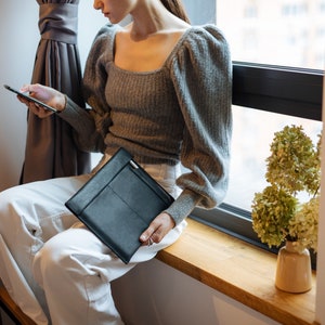 Leather iPad Case 10.2, Personalized Leather iPad Sleeve, iPad Case, iPad Pro Case 12.9, iPad Pro Portfolio Case, iPad 6Th Generation Case