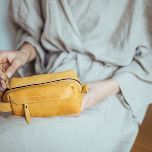 Kit dopp monogrammato, borsa da toilette in pelle, borsa da toilette, kit Dopp, kit dopp in pelle, kit dopp personalizzato, borsa da toilette donna, borsa kit Dopp