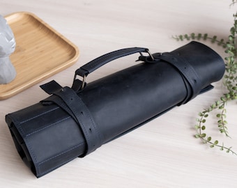 Knife bag chef, Chef knife roll, Leather knife roll, Personalized roll, Leathet tool roll, Tool roll, Knife rolll, Knife case,Chef knife bag