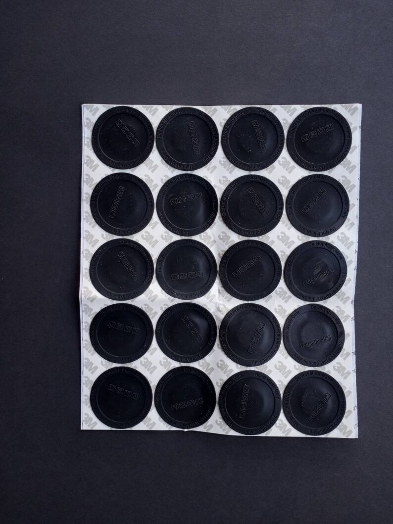10 Pack Self Adhesive Black Rubber Coaster For 20 and 30oz Etsy