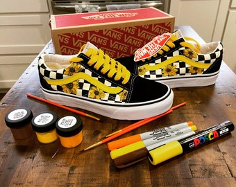 sunflower vans shoes