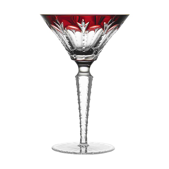 Faberge Crystal Martini Glasses Set of 4