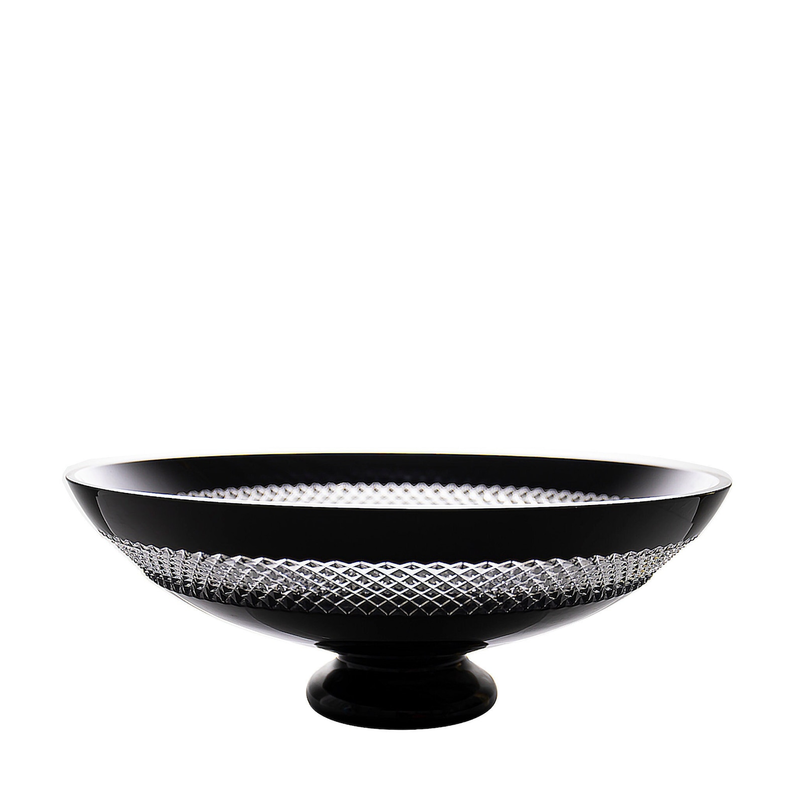 Waterford John Rocha Black Centerpiece Bowl 13.8 In Etsy