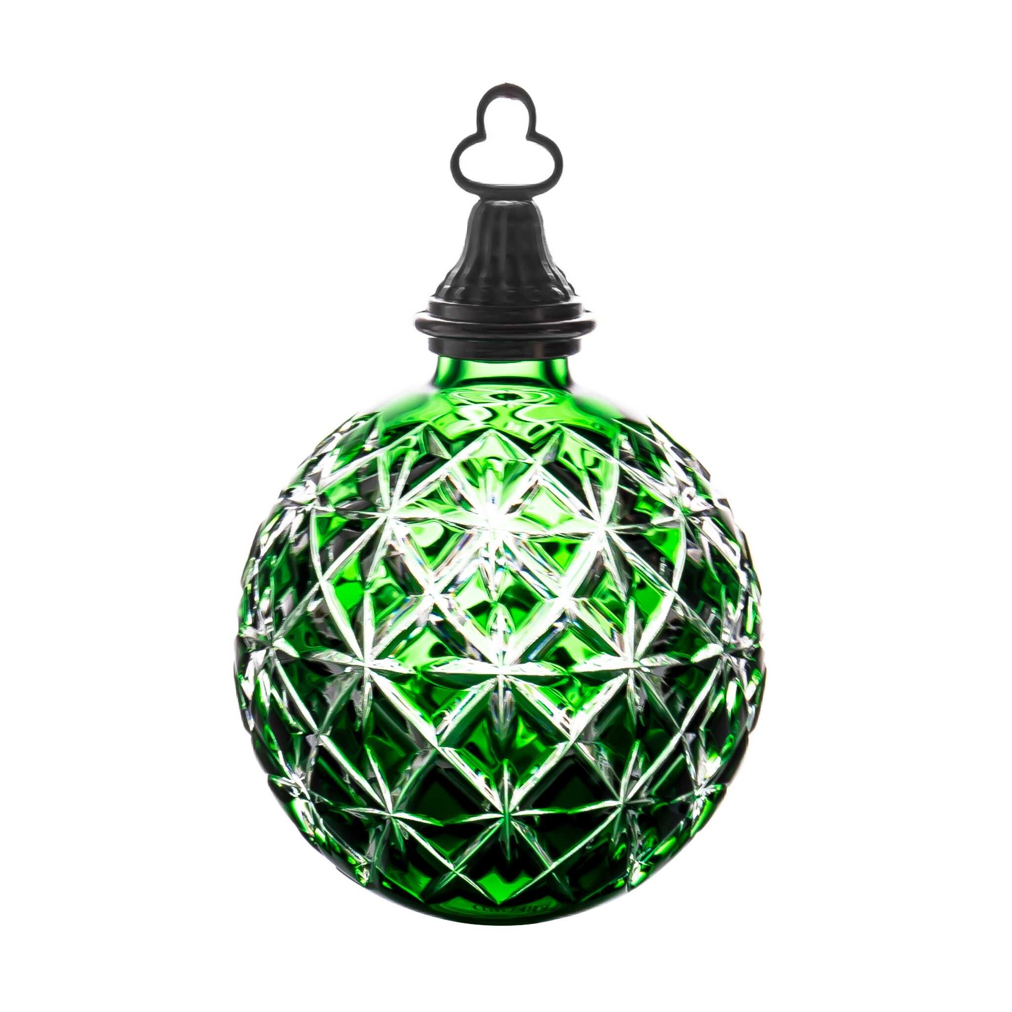 Waterford - Green Annual Ball Ornament - 2014 2.9 in
