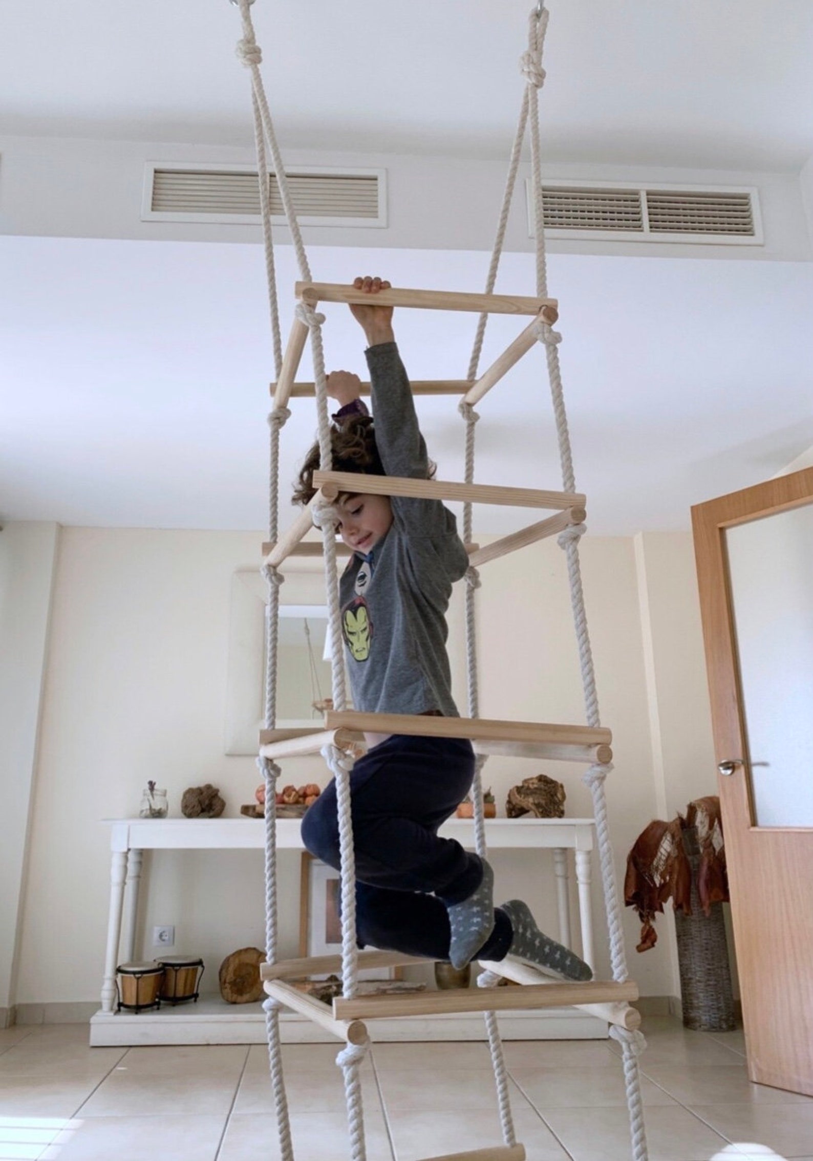 Rope Ladder For Kids Climbing Rope Ladder Swing Climb Hang For