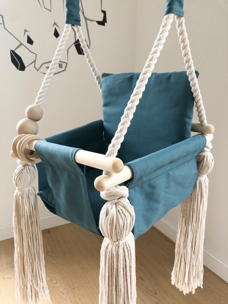 Baby Swing Indoor Swing First Birthday Giftbaby Toysmodern Etsy